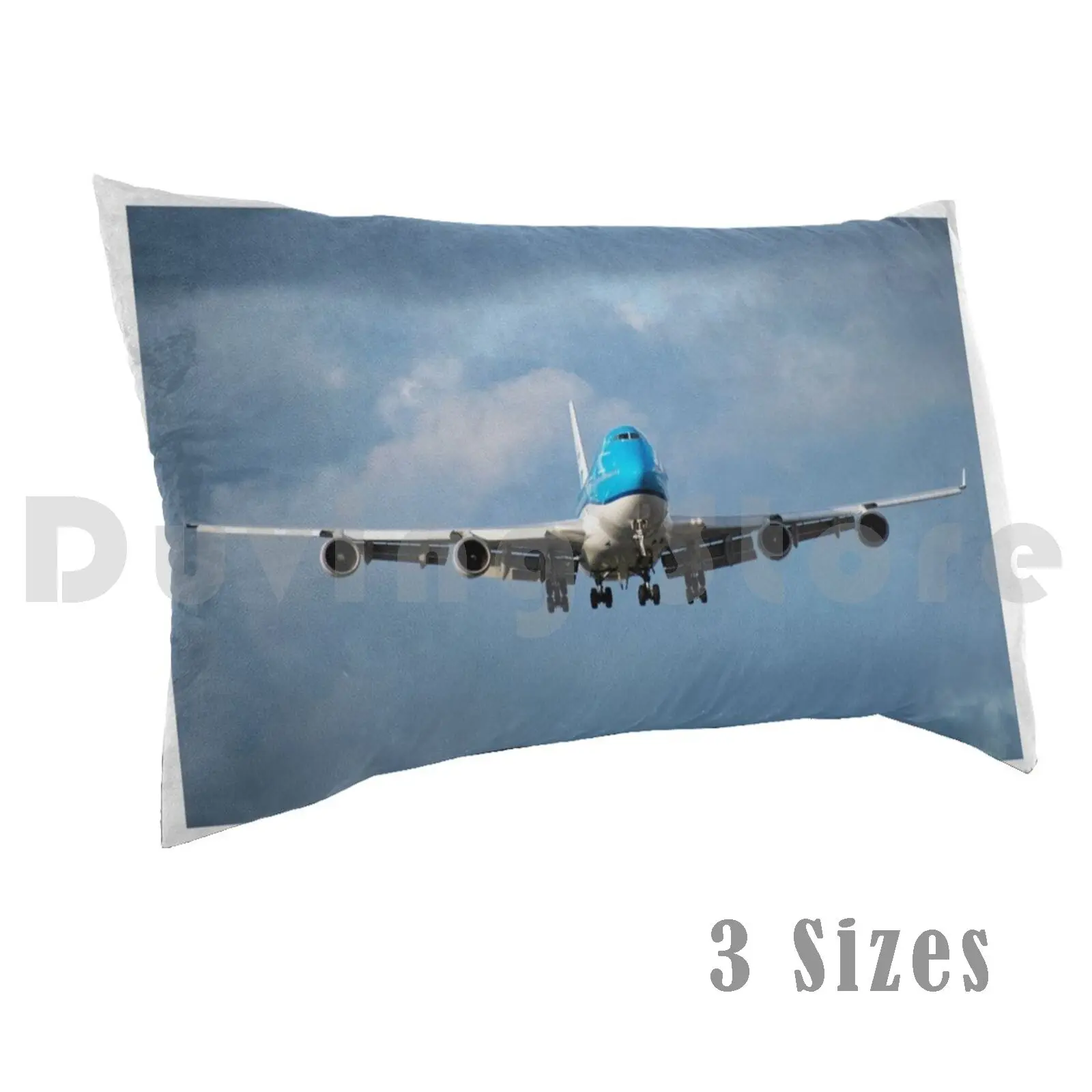 Klm 747-400 накидка на подушку с носом для самостоятельной сборки 50x75 747 400 нос Боинг