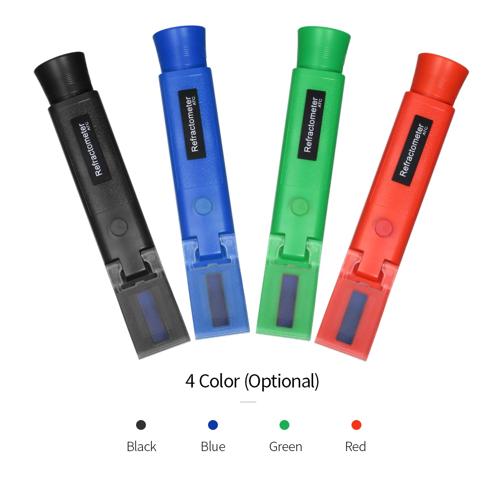 

Portable ATC Alcohol Refractometer Handheld Refratometer Liquor Volume Percent Tester with 0-80% Measuring Range
