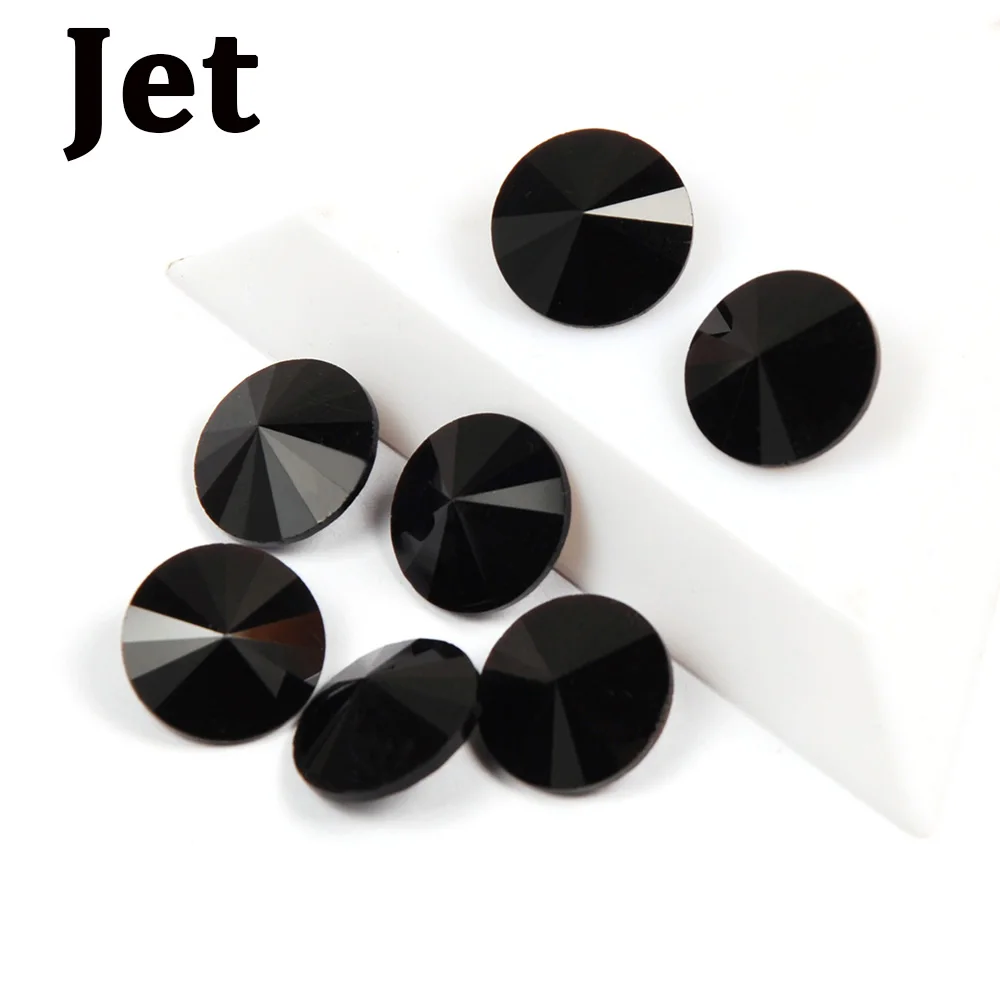 Jet CTPA3bI 1122 шитье риволи камней смесь Цвет кристалл для нашивки с когтями DIY Цвет Фул платье камни Стекло Стразы для Костюмы - Color: Jet