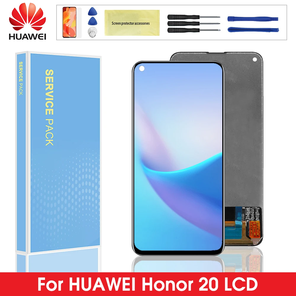

Original Display For Huawei Honor 20 LCD Touch Screen Digitizer Assembly Replacement For Huawei honor20 Nova 5T display screen