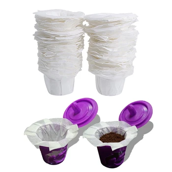 

Replacement White Coffee Single Serving Paper for Coffee Kitchen Coffee Disposable Paper Filters Cups