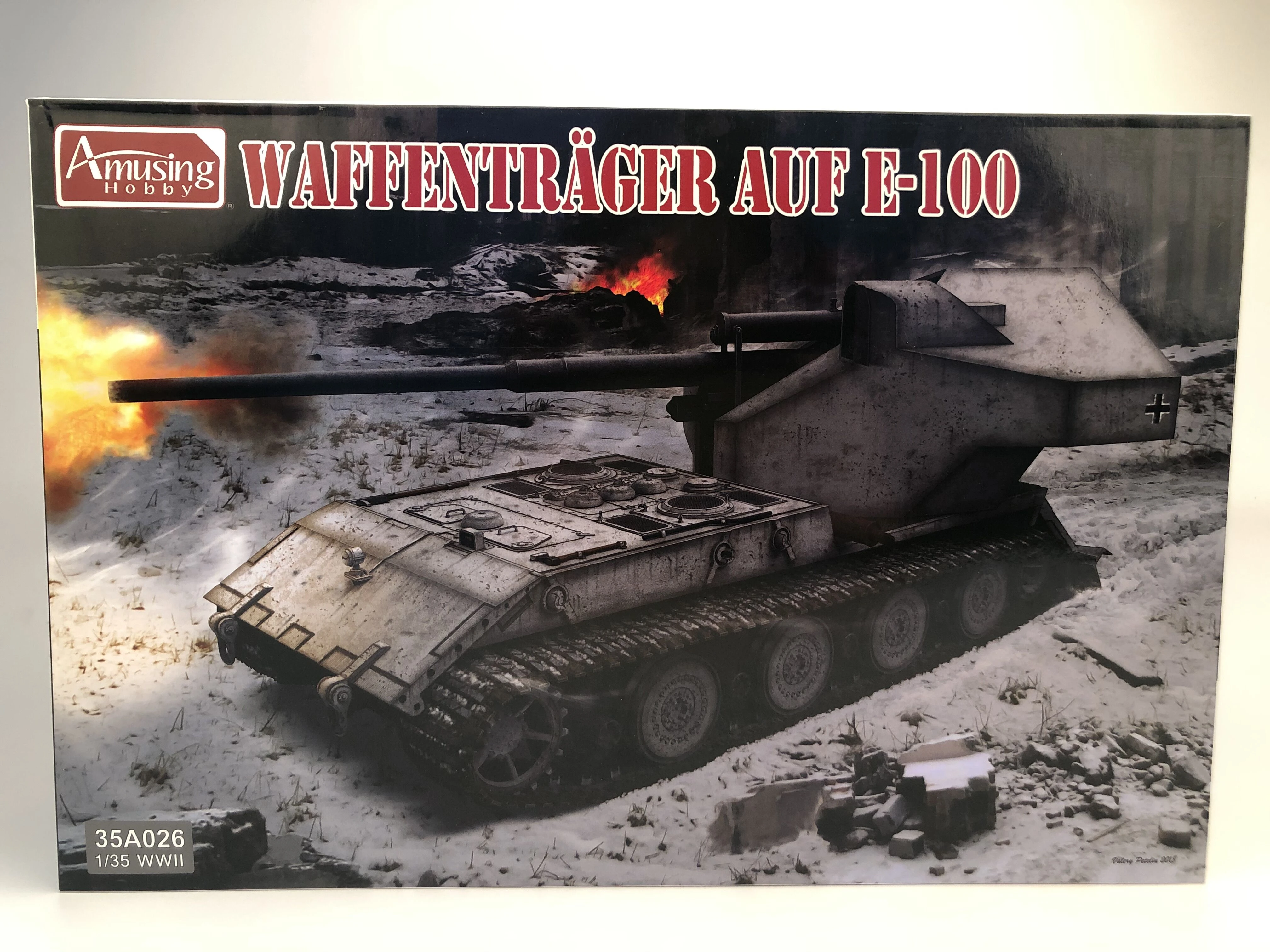Amusing Hobby 35A026 1/35 German Waffentrager Auf E-100 for sale online 