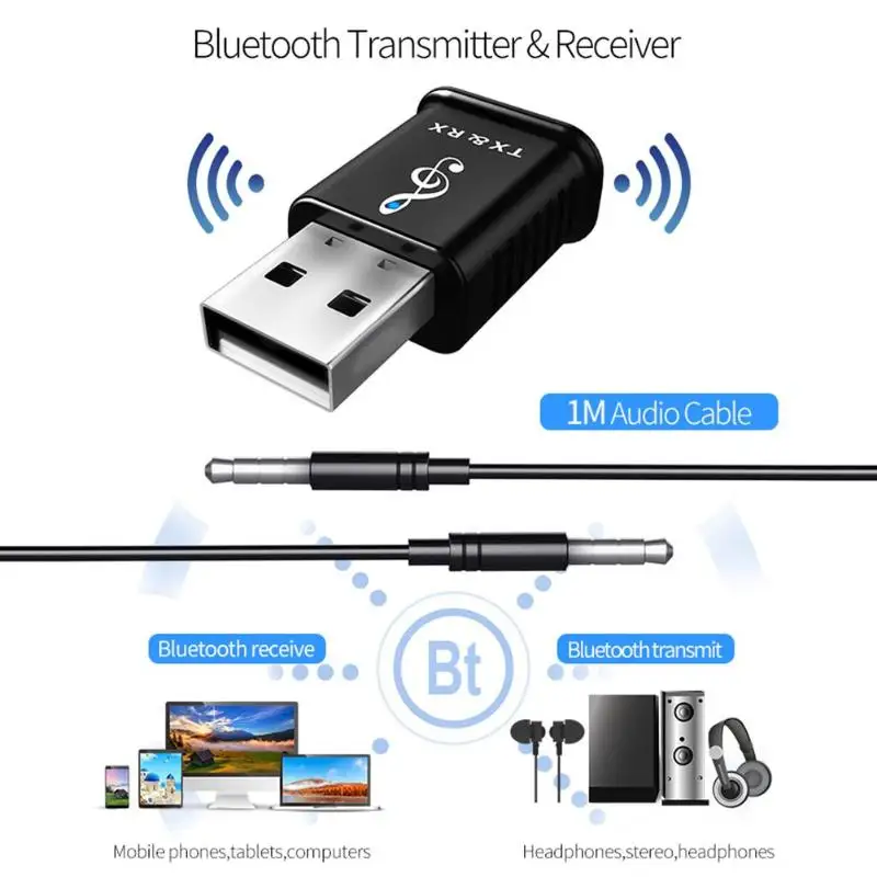 MSD168 Bluetooth 5,0 USB приемник передатчик беспроводной аудио адаптер ключ для гарнитуры/динамика/приемника CD плеер/компьютеры