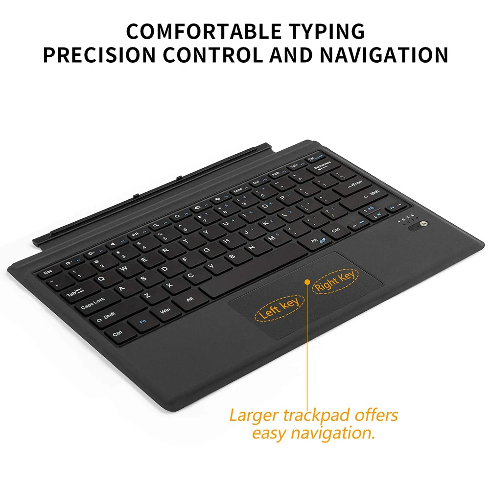 Portable Magnetic Adsorption Keyboard Computers Accessories Bluetooth With USB Wireless For Microsoft Surface Pro2017 Pro6