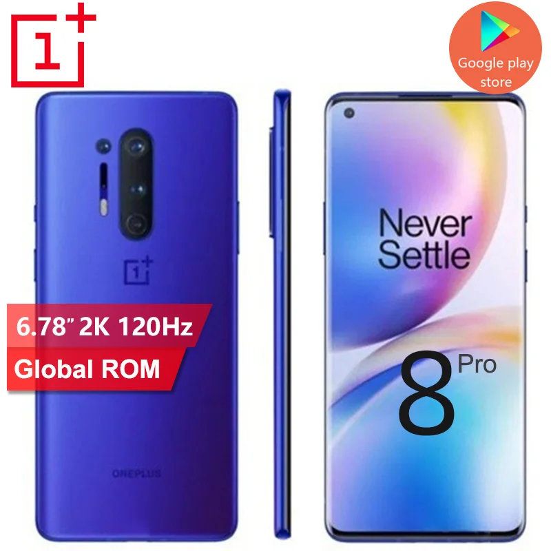 2020 Новый OnePlus 8 Pro 5G мобильный телефон 12G 256G Snapdragon 865 Android 10 120 Гц Частота обновления экрана 48MP + 48MP NFC сотовый телефон 2020 Новый OnePlus 8 Pro 5G мобильный телефон 12G 256G Snapdragon 865 Android 10 120 Гц Частота обновления экрана 48MP + 48MP NFC сотовый телефон