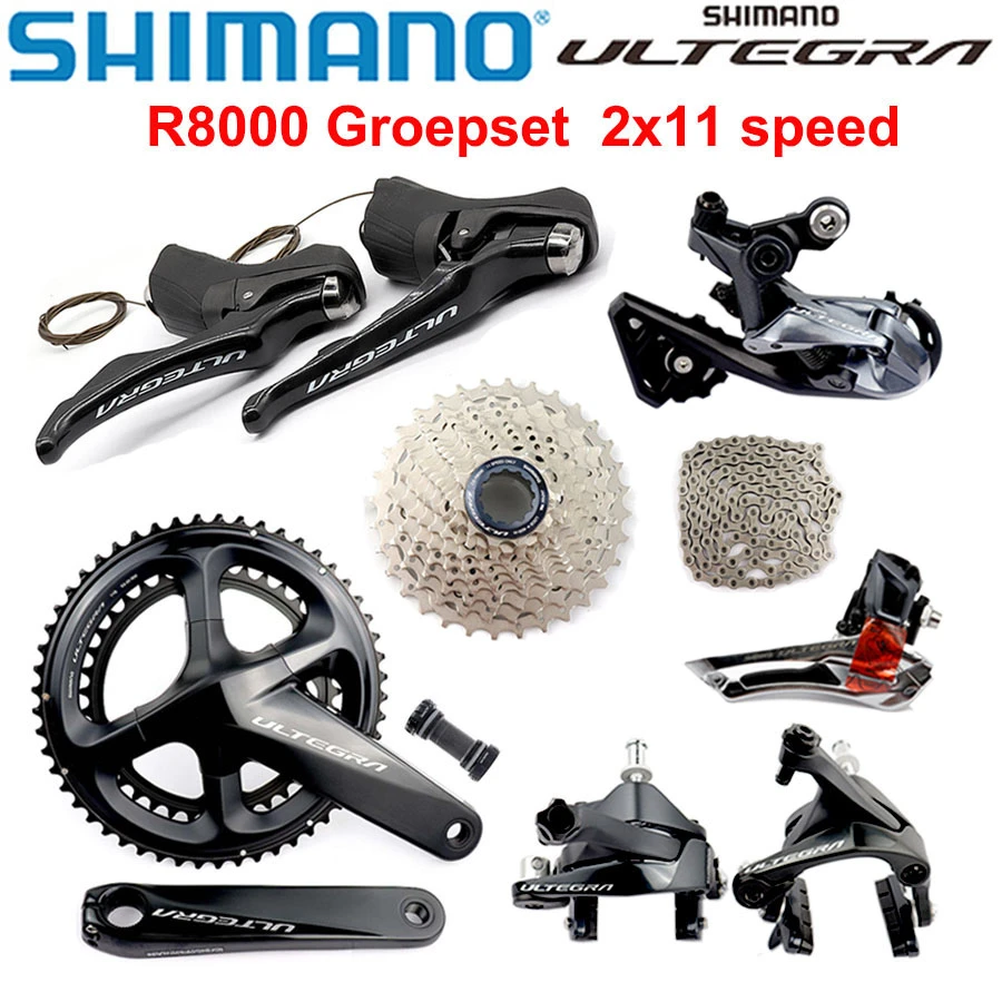 Rand India Rauw Shimano Ultegra 11 Speed Groupset | Groupset Shimano Ultegra R8000 - Shimano  R8000 - Aliexpress