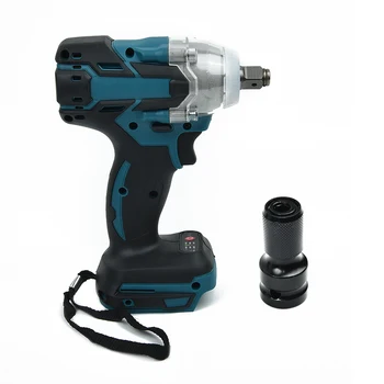 

Electric Impact Wrench Brushless Tungsten steel 1/2inch Drive No Li-ion Battery Hand Drill 520N.M Power Tools For Makita 18V