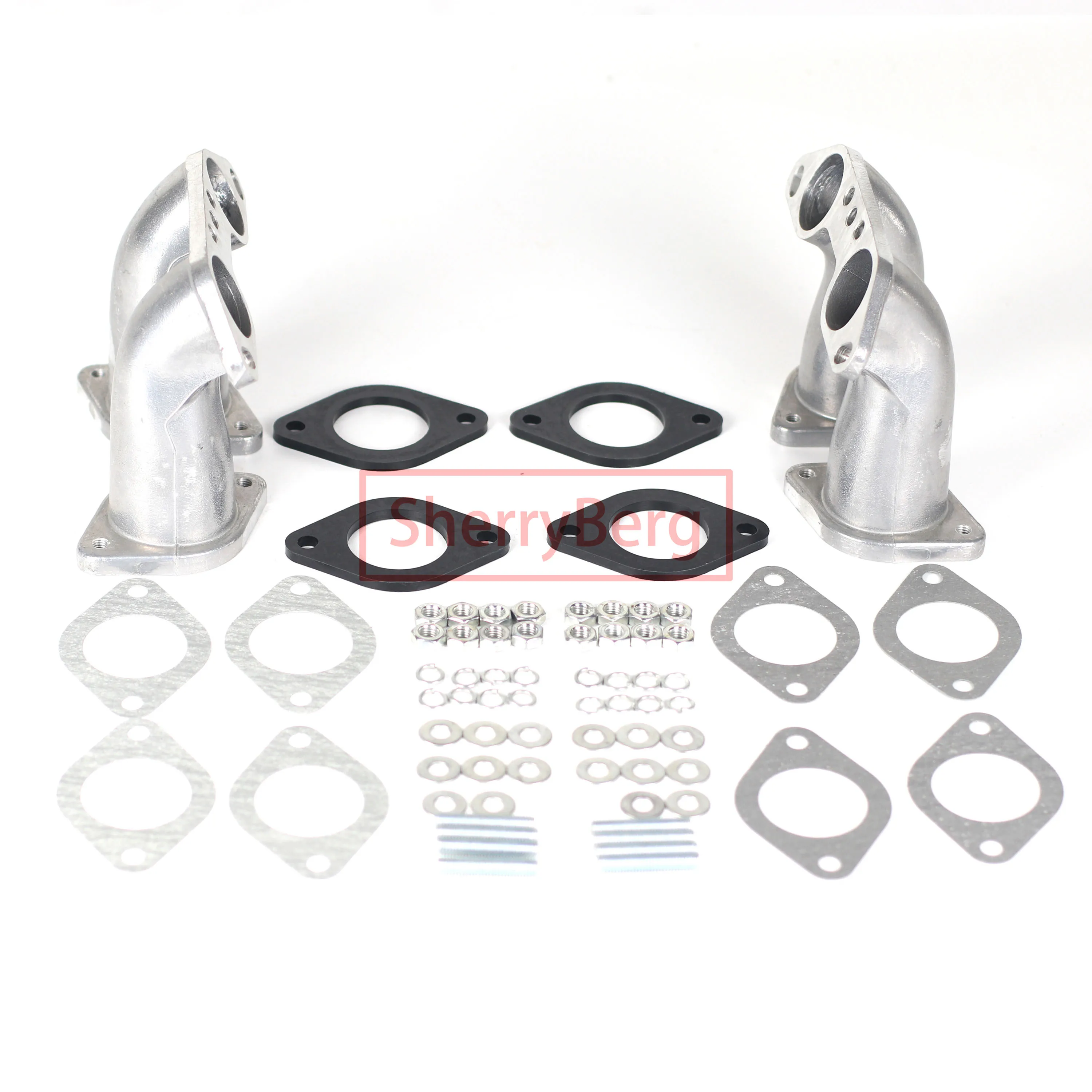 

SherryBerg Manifolds Set with Gasket for WEBER/ DELLORTO 40mm 44mm 48mm IDF Carburetor Type 2 & 4 IDF HPMX Intake Manifold Kit