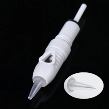 50 шт. машинная ручка картридж иглы для премиум charmant Liberty Перманентный макияж Microblading 1r/3r/5r agulha легко щелчок иглы