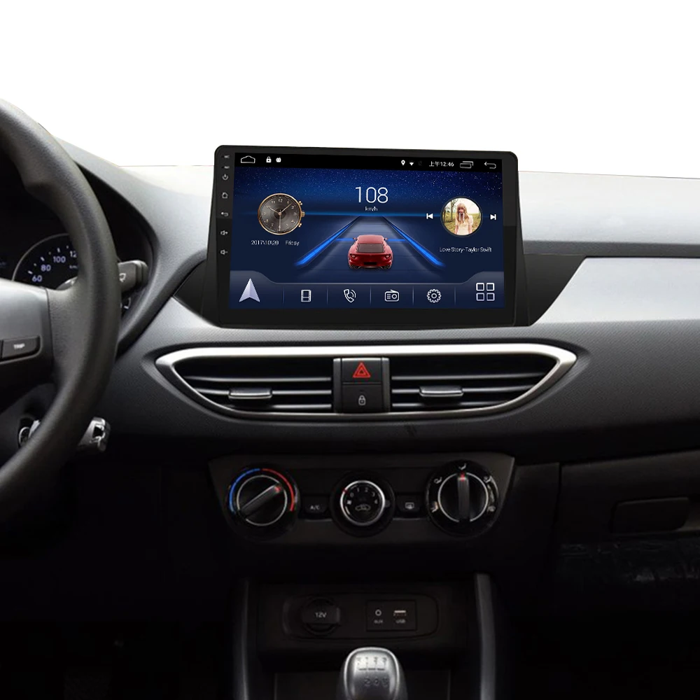Excellent 4G Lte Android 9.0 Car multimedia navigation GPS DVD player For hyundai Verna 2010-2017 years IPS screen Radio 2