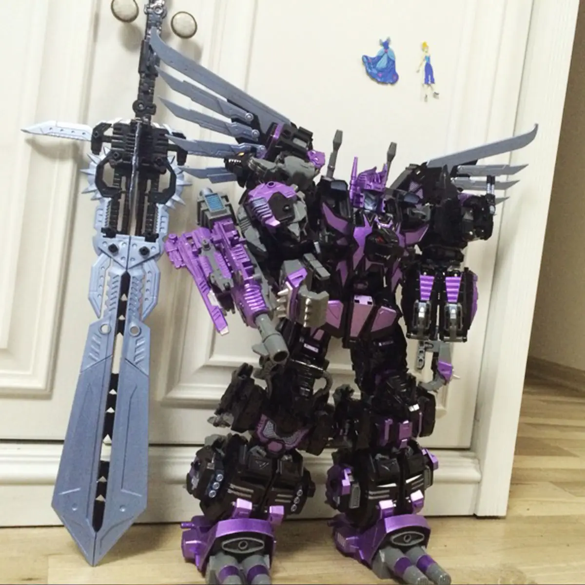 Ver Oversize figura W// kit di aggiornamento JINBAO MMC Predaking Nero Rex K.O