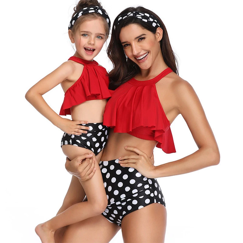 mom and baby girl swimwear