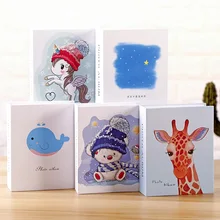 Álbum de fotos de desenhos animados, armazenamento de fotos com Polegada folhas, tipo folha, livro de memória infantil, faça você mesmo, 1 peça presentes