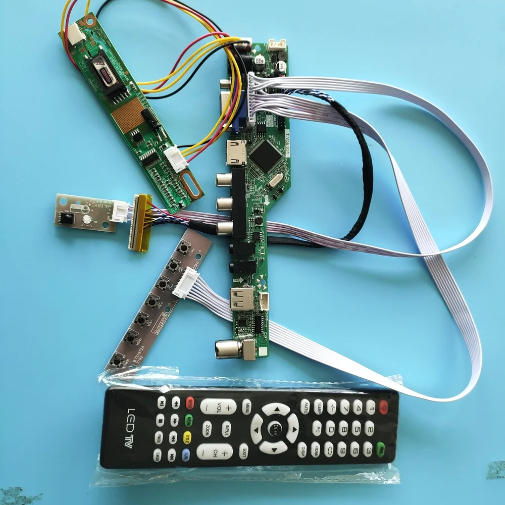 Разрешение для B141EW04 V3 V4 V5 цифровой сигнал ТВ 1CCFL 14 1 дюйма плата AV-контроллера USB VGA
