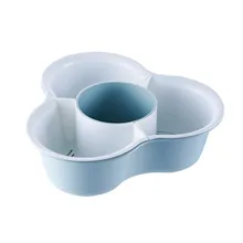 1 шт. дренажная корзина с двойным слоем пластика, практичные кухонные аксессуары, корзины для овощей для домашней кухни