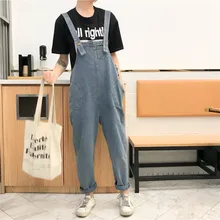 Женские джинсы летние новые корейские свободные осенние джинсы с карманами из Гонконга женские одноцветные длинные студенческие синие джинсы