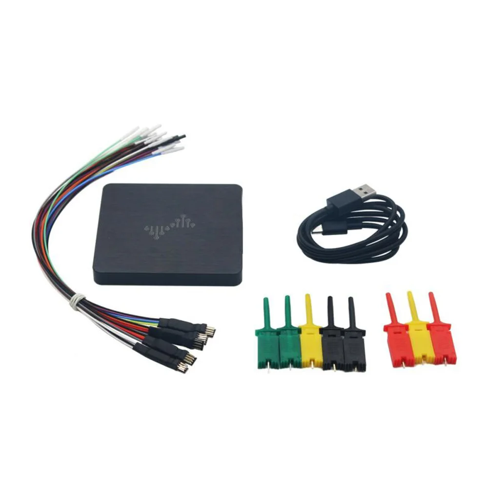 

1pcs DSLogic USB Logic Analyzer 16G Depth 16CH 100M Sampling Basic Version TpUS 360 Degree Sound Insulation