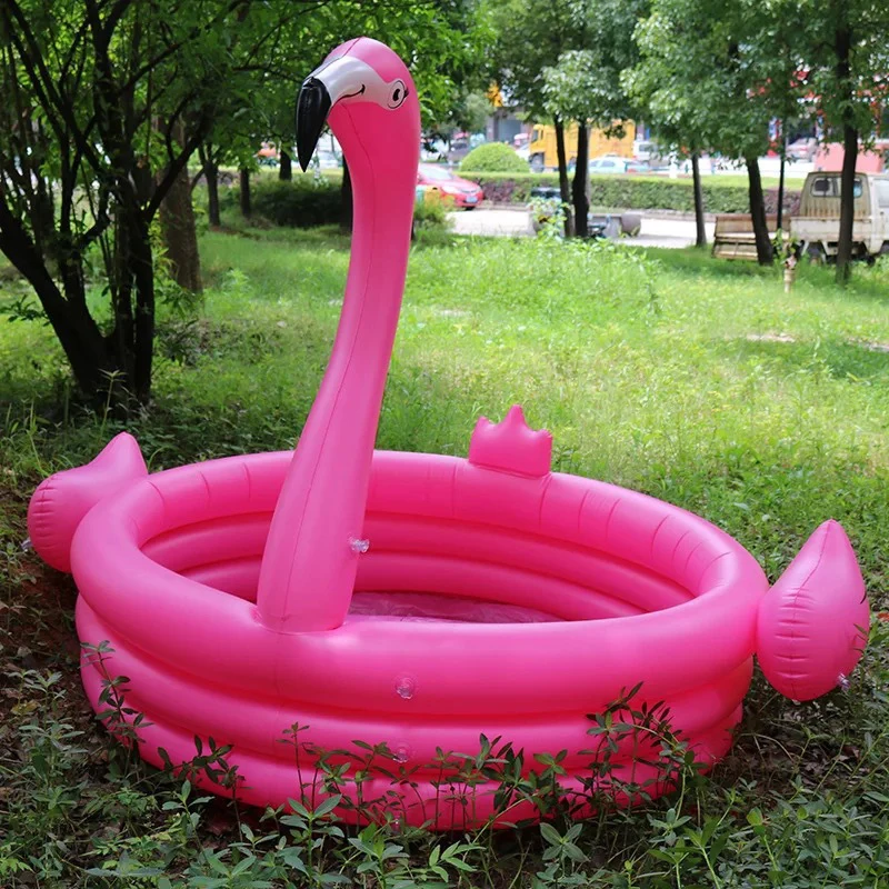 Надувной фламинго плавательный бассейн детский Piscina Colchonetas надувной Piscine Gonflable Boia