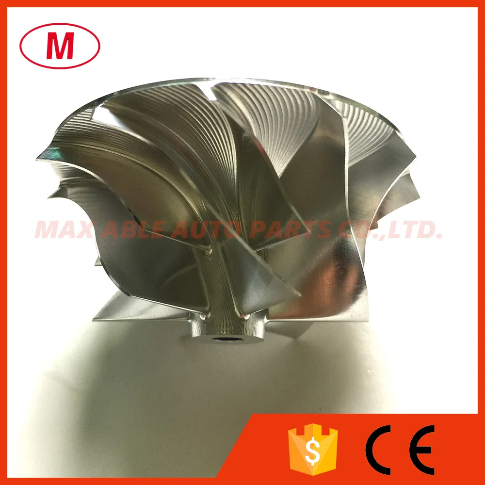 GT15-25 787571/784369-0002 44,39/60,01 мм 6+ 6 лезвий высокая производительность турбо заготовка компрессора колеса/Алюминий 2618/фрезерные колеса