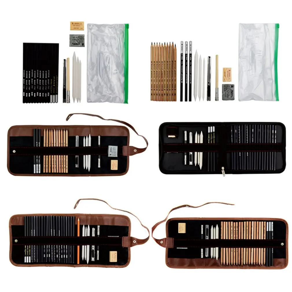 

For Marco 29 Piece Drawing Pencil Set 8 Piece Sketch Tool Bag Art Stationery Sketch Pencil Set Art Stationery Sketch Tool