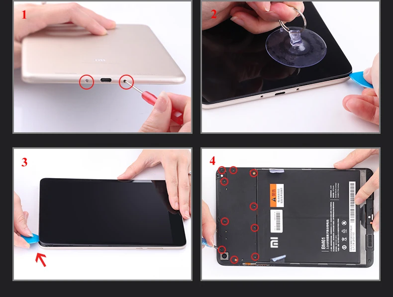 Nohon Аккумулятор для Xiao mi Pad 2 mi Pad2 BM61 сменный планшет Batarya 6190mAh литий-ионный полимерный аккумулятор для mi pad2 Bateria