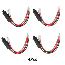Indicateur de résistance de moto 10W 10 Ω, décodeur de résistance de Direction 12V pour lumière LED, clignotant, lampe clignotant, 4 pièces