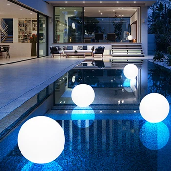 

Colorful Outdoor Garden Glowing Ball Lights with Remote Patio Landscape Pathway LED Illuminated Ball Table Lawn Lamps 25Cm