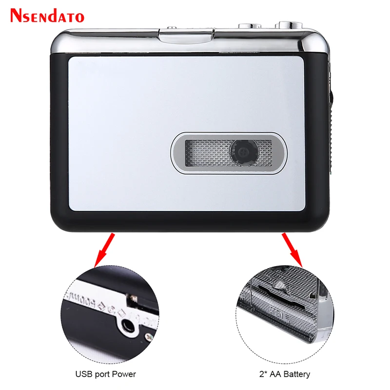 Ezcap231 USB Cassette Tape Music Audio Player to MP3 Converter cassette player music digitizer player USB Cassette Player Capture Recorder to Flash Drive No PC