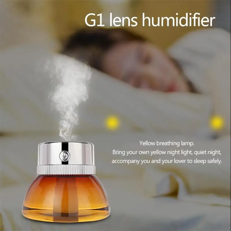 

G1 Lens 200mL Mini USB Air Humidifier Aroma Essential Oil Diffuser Mist Maker Aroma Diffuser for Home Office Air Humidifer New
