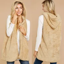 Зимнее пальто из искусственного меха для женщин, повседневные толстовки без рукавов из искусственного лисьего меха, теплый жилет, верхняя одежда, верхняя одежда, куртка, Женское пальто 9,7