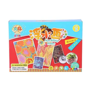 

Marbling Painting Kit Floating Painting Set DIY Painting Children Graffiti Set Puzzle Creative Colors of Painting Water 6 o B5K2
