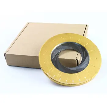 

Precision Math Measuring Ruler Stainless Steel Round Adjustable Size DIY Drawing Circle Tool Work Learning Rotating Stationery