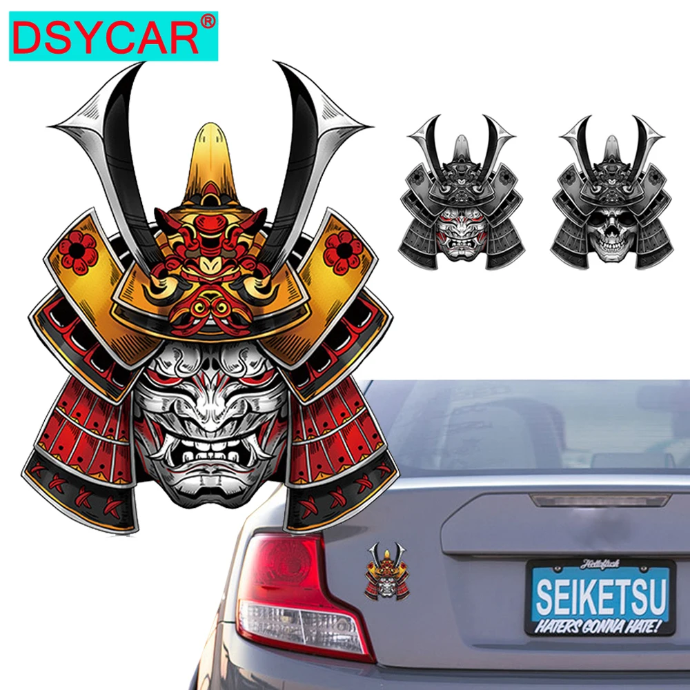 DSYCAR 1 шт. наклейка с японским воином мультяшная s для окна ноутбука автомобиля