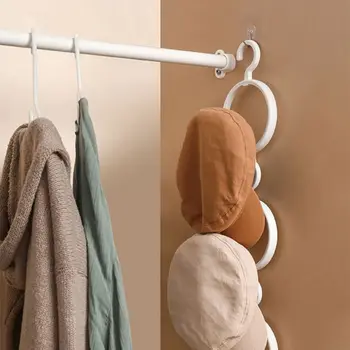 

4pcs Foldable Baseball Cap Hat Cloth Bag Storage Holder Hook Hanger Organizer