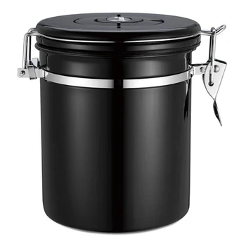 

Coffee Sealed Can Storage Container Stainless Sealed Canister Sugar Gadget Use
