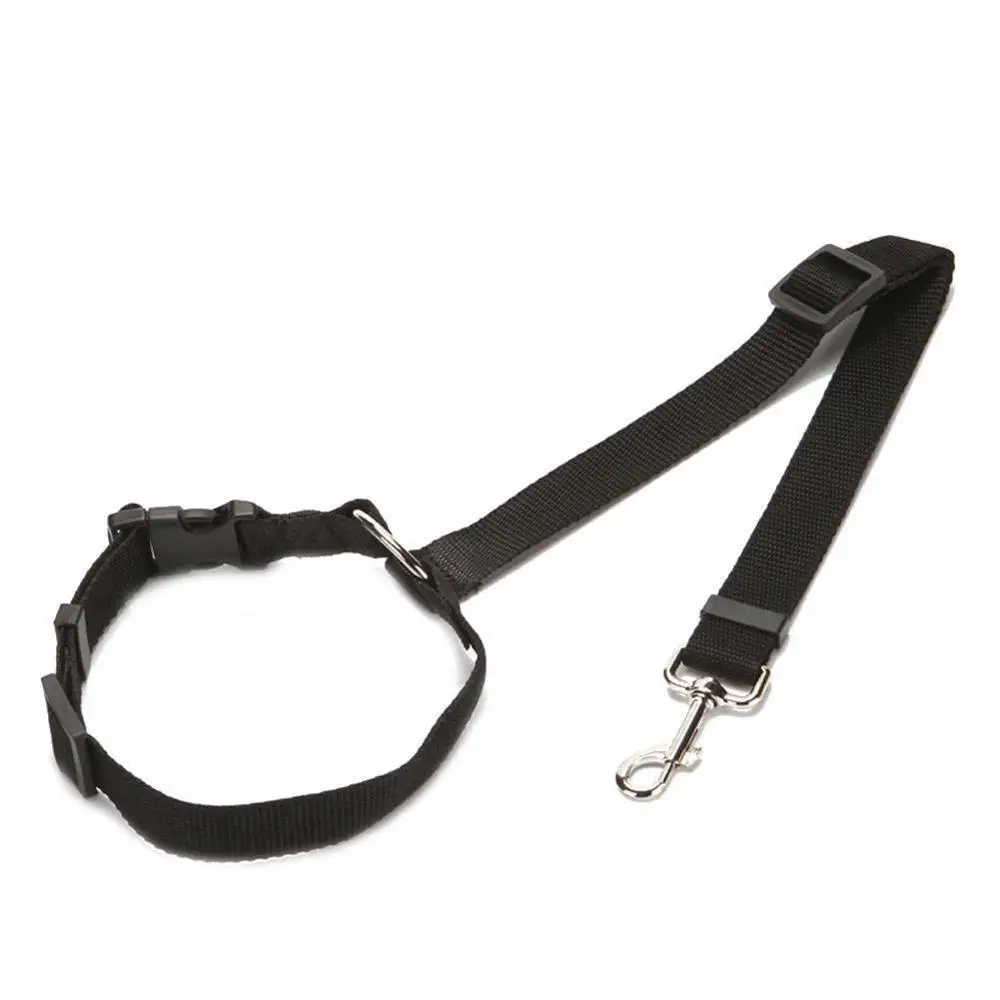 Ремень безопасности для домашних животных, собак, грудные ремни, сохраняют безопасность кошек во время вождения, полиэстер, продукт для домашних животных - Название цвета: Черный