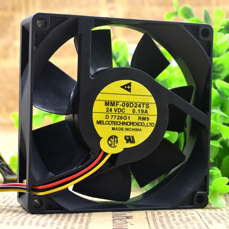 MMF-09D24TS-RM9 9 см 24V 0.19A 9025 защиты электродвигателя Вентилятор охлаждения