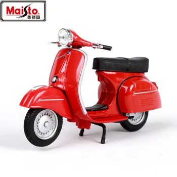 

MAISTO 1:18 VESPA 1968 GTR Diecasts & Toy Vehicles Simulation Alloy Pedal Motorcycle Model for Kids Toys and Gifts Free Shipping