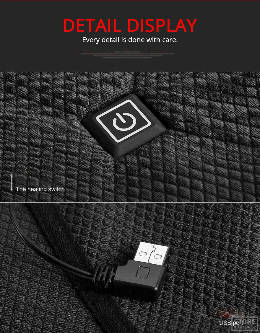 Новая мотоциклетная куртка с USB инфракрасным электрическим подогревом, мужской жилет, теплая одежда, зимняя электрическая теплая одежда