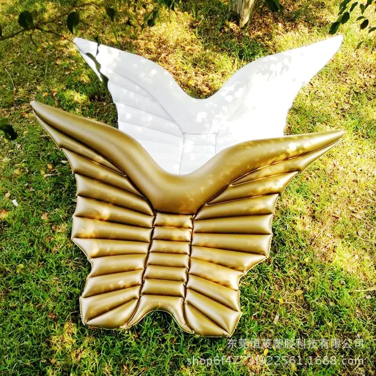 

Currently Available 2018 New Style Thick Environmental Protection Materials, 250CM Large Inflatable Gold Butterfly Floating Row