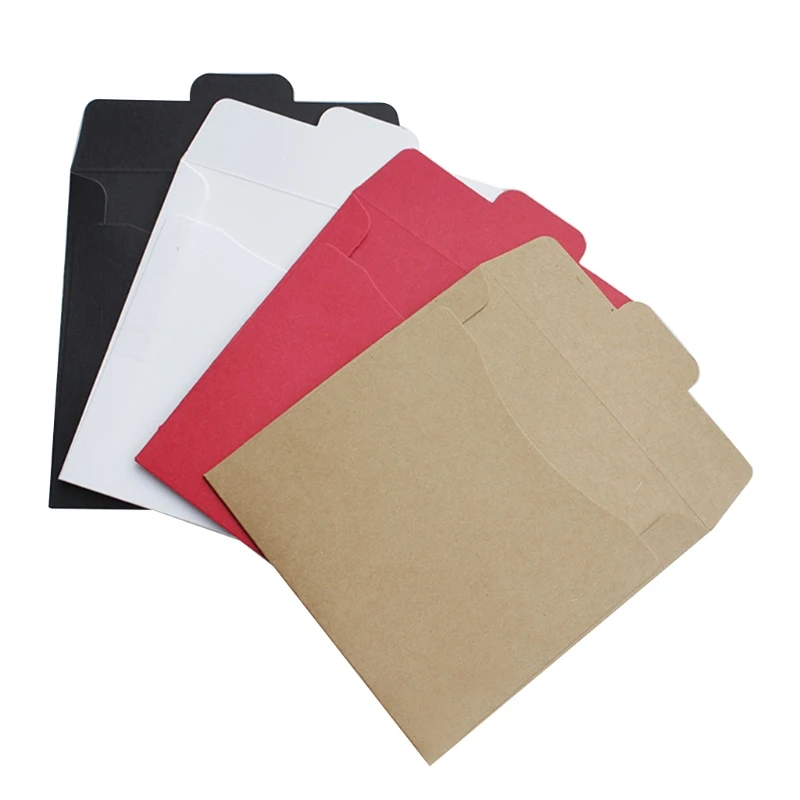 Disc Kraft Paper Cardboard Envelopes Paper Storage Holder Covers Anti-static Container Disc Organizer 30Pcs