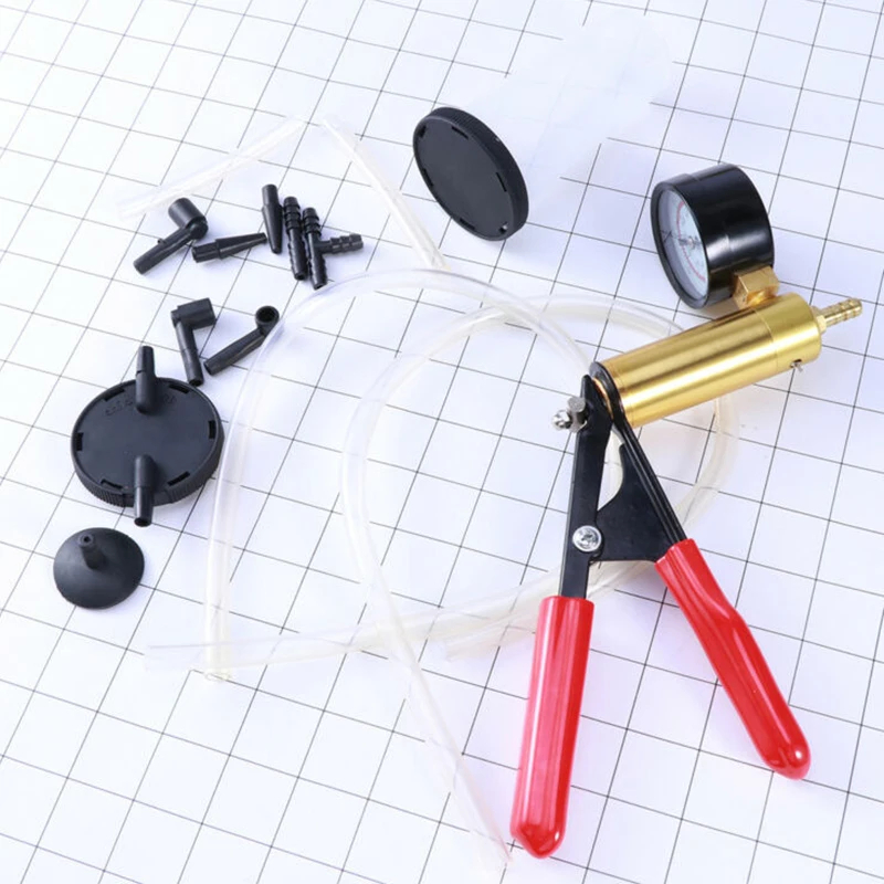 Car Handheld Manual Vacuum Pressure Pump Brake Bleeding Repair Tools Supplies