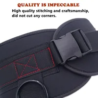 Gym Weight lifting Belt  with Chain Weights for Crossfit Kettlebell Workout Bodybuilding Pull Up Comfortable Waist Dip Belt 2