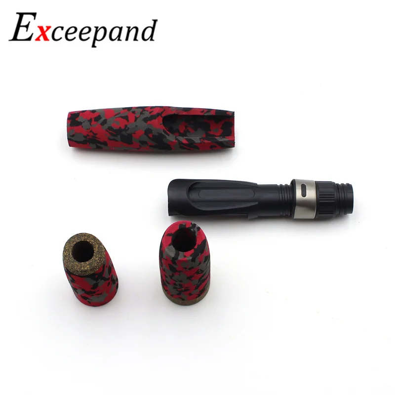 Exceepand CAMO Spinning Rod Handle with Reel Seat Split Fishing