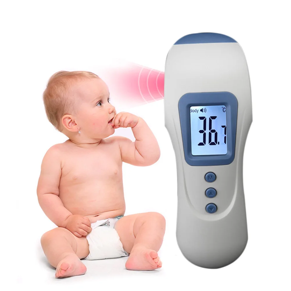 

Baby Thermometer Rechargeable Digital Infrared Non-Contact Forehead Body Thermometer BM88