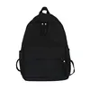 Solid Black Backpack Water Proof Oxford School Bag Minimalist style Unisex Leisure Or Travel Bag Brand High Quality Shoulder Bag ► Photo 1/6