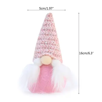 

4pcs/set Handmade Christmas Swedish Tomte Santa Gnome Doll Ornament Hanging Tree