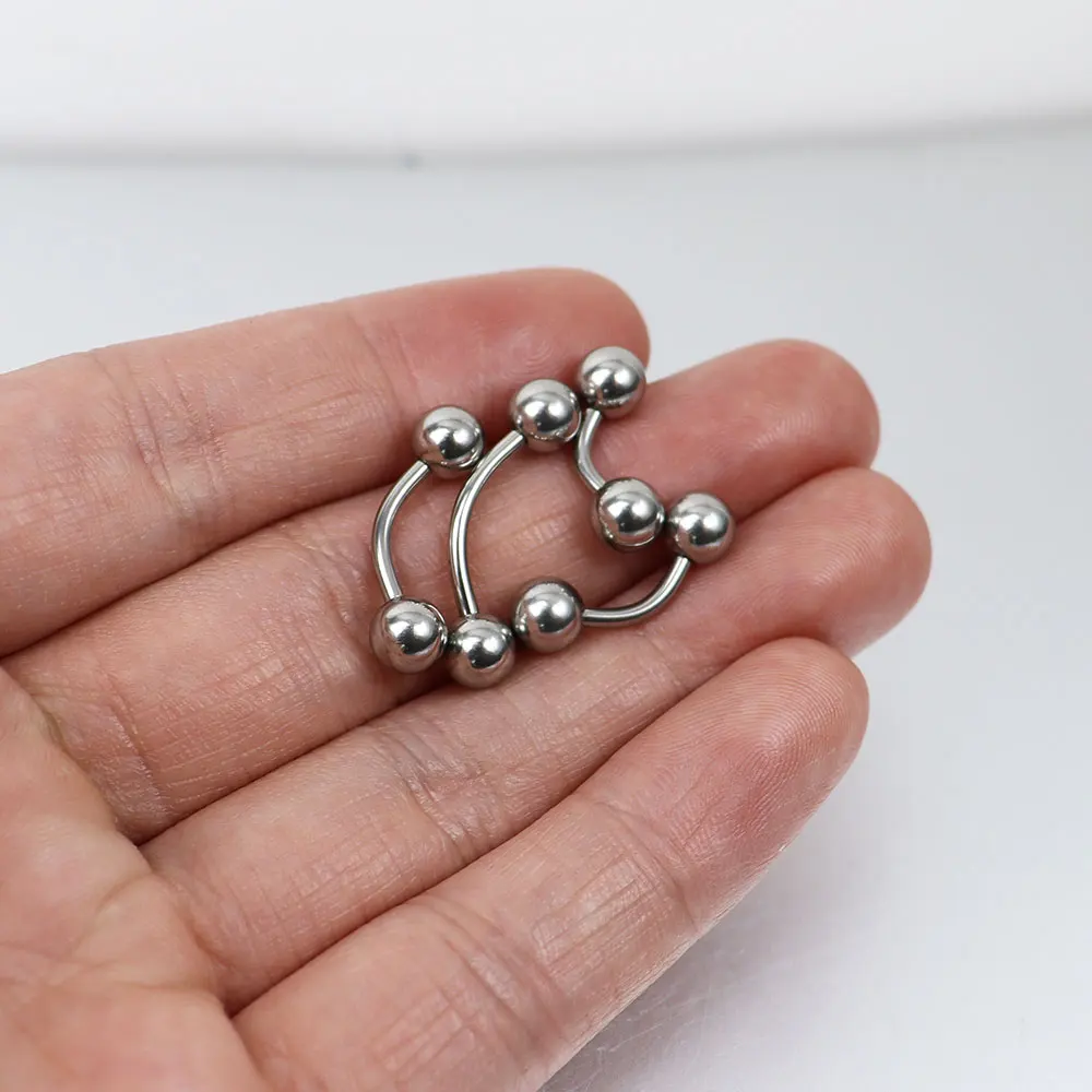 JHJT 16G Anello Per Sopracciglia Chirurgico In Acciaio - Foto 6