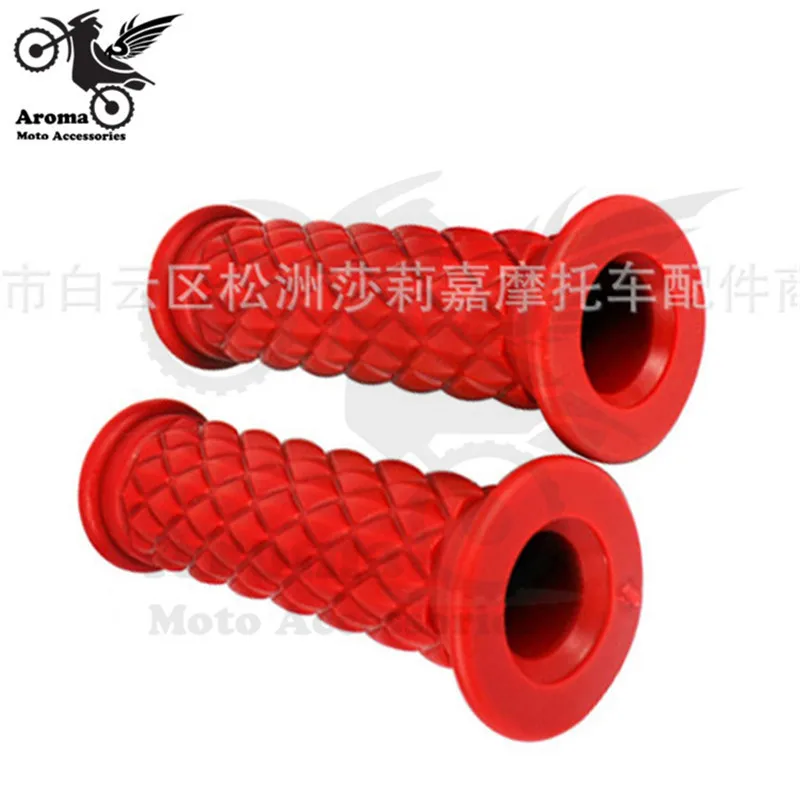 16 colors available brown red black hot retro cafe racer parts 22MM 25MM rubber motorbike grip for honda suzuki yamaha harley softail sportster prince cruise moto handlebar motorcycle handle grips