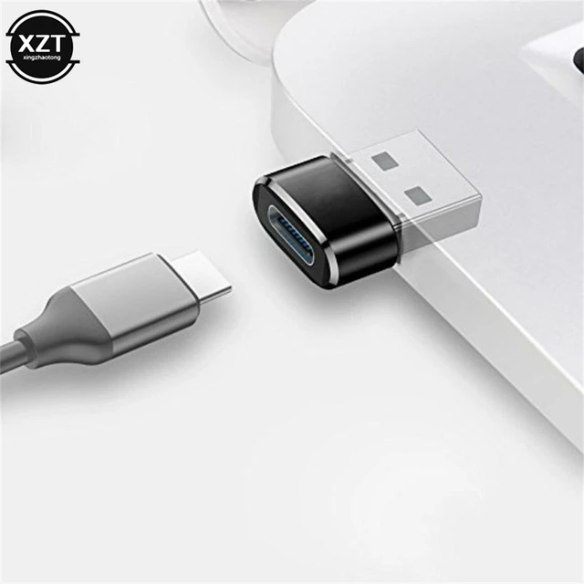 Achetez Type-C Mâle à Double USB 2.0 Adaptateur Féminin USB-C OTG